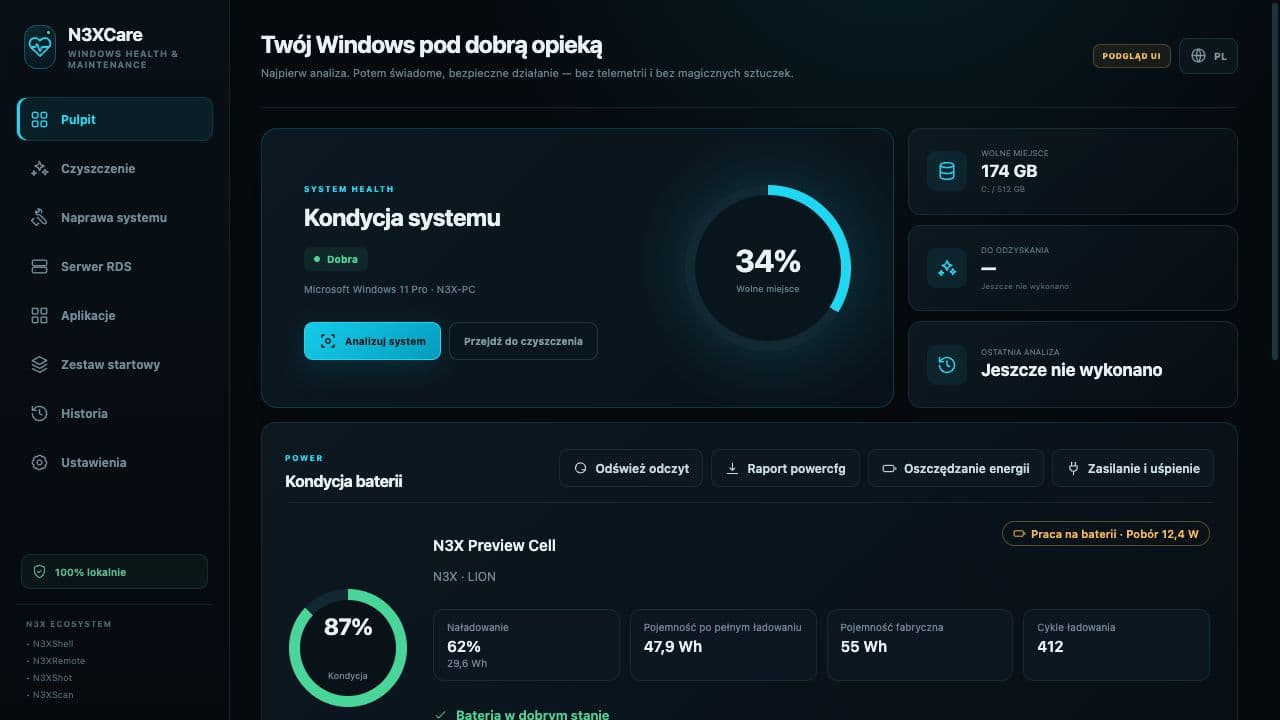 N3XCare interface